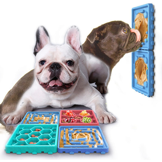 Hot Selling Pet Products: Dog Choke Proof Slow Food Bowl, Slow Food Bowl, Licking Combination Plate, Slow Treater
