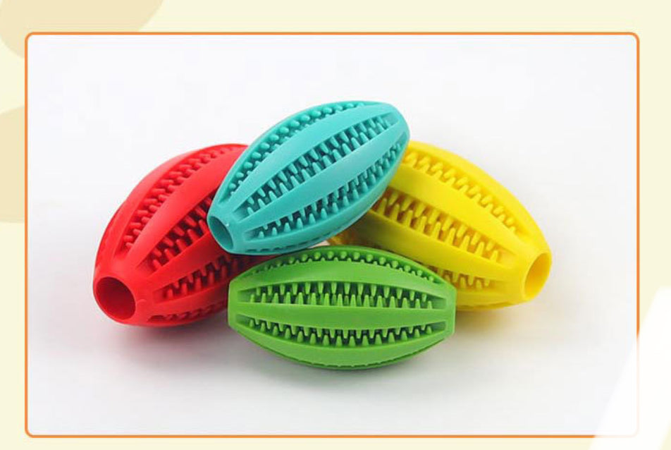 Interactive Rubber Pet IQ Intelligent Toys Plastic Dog Treat Food Ball For Bite Resistant Dogs Chewing Toy